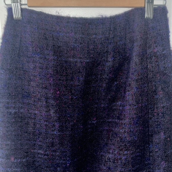 Talbots Purple Women’s Wool Skirt Size 4 - Picture 2 of 8